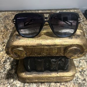 Square retro aviators